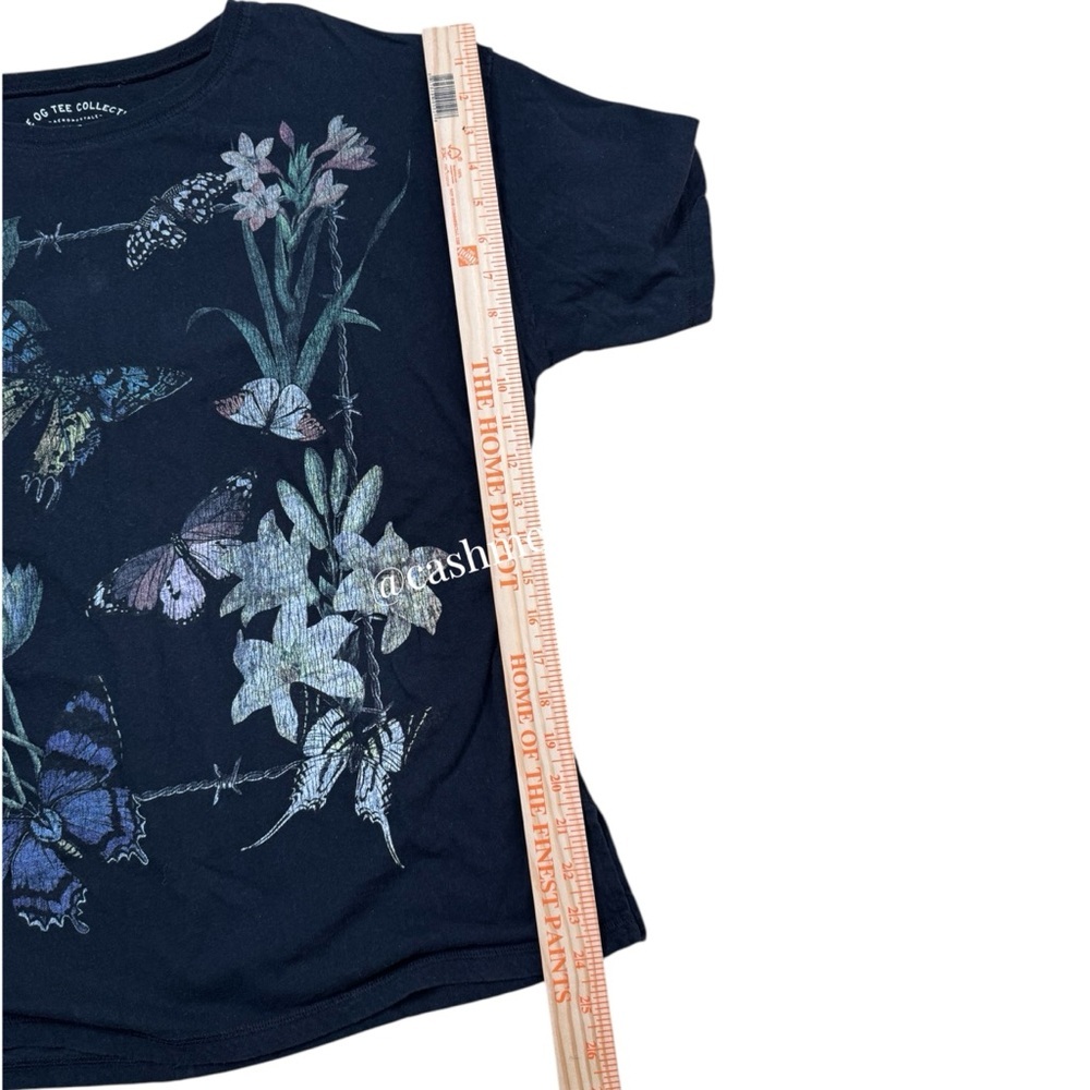 Aeropostale The OG Tee Collection Botanical Flowers and Butterflies Tee Small - Picture 10 of 10